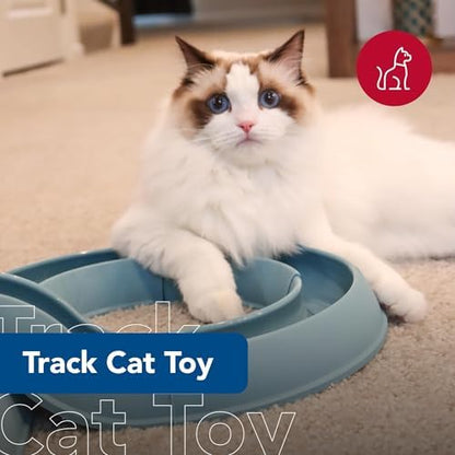 Coastal Pet Turbo Track Cat Toy - Cat Ball Toy & Racetrack - Easy Assembly - Slate Blue (1 Pack) - Image 2