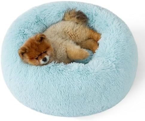 Bedsure Calming Small Dog Bed Donut Washable Cat＆Puppy Bed,23 inches by Unknown