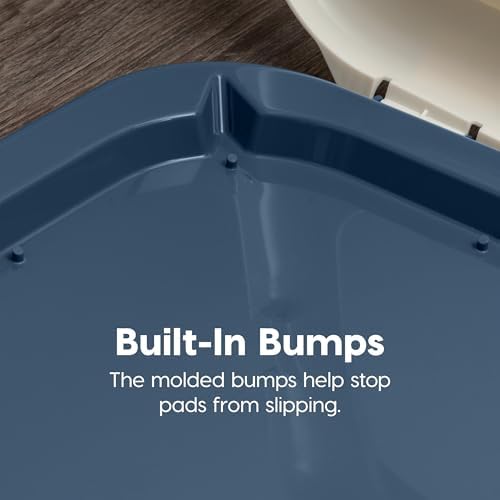 IRIS USA Pee Pad Holder, Fits 17x23 Pads, Navy, Made in USA - Image 4