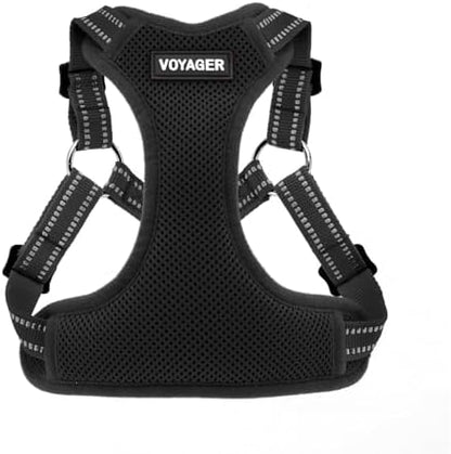 Voyager Step-in Flex Adjustable Dog Harness - Black, Large by BestPetSuppliesLLC