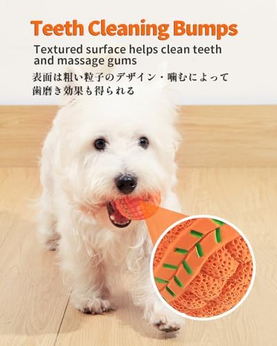 SCHITEC Squeaky Dog Balls, [4 Pack] Interactive Latex Rubber Squeak Dog Toys, 2.4'' Soft Bouncy Fetch Play Ball Toy for Small Dogs Puppies - Image 5