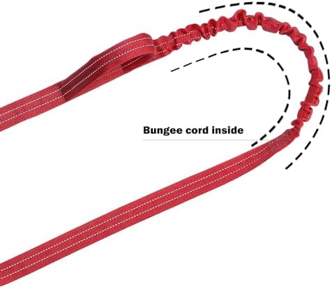 ICEFANG Tactical Dog Leash with Quick-Release Metal Clasp,Bungee-Dog Lead - Image 5