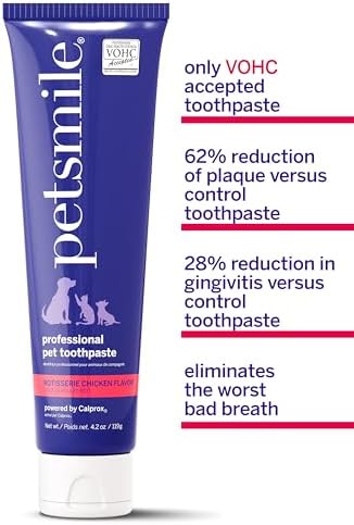 Petsmile VOHC Accepted Toothpaste, Rotisserie Chicken 4.2 Oz, Cats + Dogs - Image 4