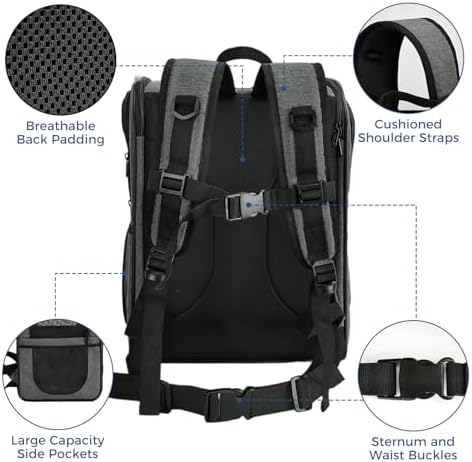 Apollo Walker Cat Carrier Backpack for Small Dogs and Cats Up to 18 lb - Image 4