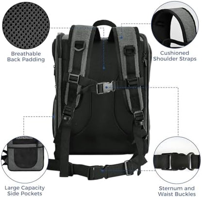 Apollo Walker Cat Carrier Backpack for Small Dogs and Cats Up to 18 lb - Image 4