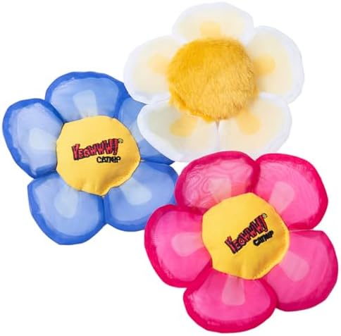 Yeowww!, White Daisy's Flower Top Catnip Cat Toy, 1 Count - Image 2