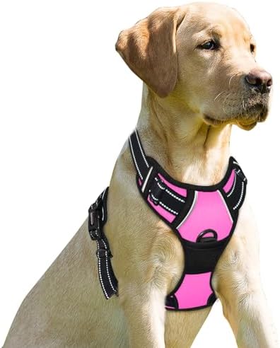 BARKBAY Dog Harness No Pull for Large Dogs Front Back Clips,Dog Vest by BARKBAY