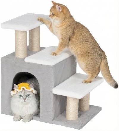 Aechonow 3-in-1 Cat Stairs for High Bed Couch, Multifunctional by Aechonow