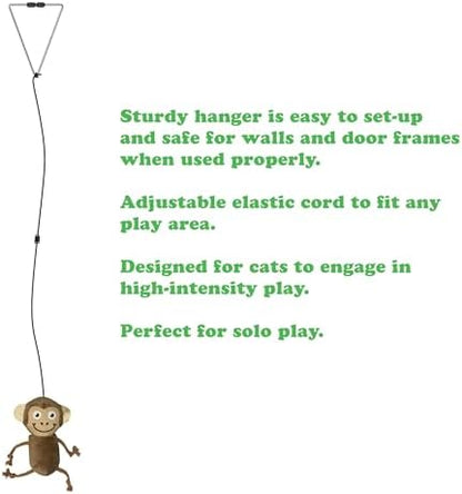 Meowijuana Jump 'n' Jamb Monkey Cat Toy and Catnip Blend | High Potency - Image 5