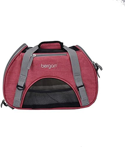 Coastal Pet Bergan Comfort Carrier - Breathable Travel Carrier for Dogs & Cats - Heather Berry, 16" x 8" x 11" by Bergan+by+Coastal+Pet