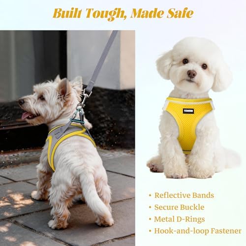 No Pull Dog Puppy Harness and Leash Set Reflective Mesh Vest Large - Image 5