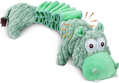 Drmstow Large Squeaky Dog Toys and Interactive Dog Tug-of-War Toy, Tough Plush Dog Toy, Cute Puppy Toys, Pet Chewable Toys Plaything for Small Medium and Large Dogs by Drmstow