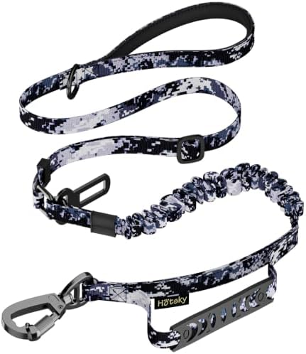 Hotsky Tactical Bungee Shock Absorbing No Pull Strong Dog Leash,ACU,4-6FT by Hotsky