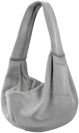 Dog and Cats Carrier Sling, Breathable Puppy Small Pet Carrier with Pocke by ARZQUT