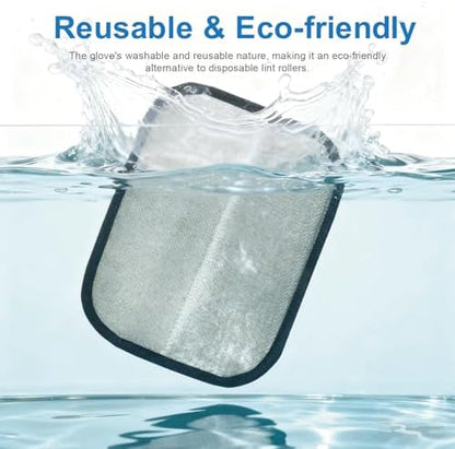 2 Pack Pet Hair Removal Glove, Reusable Electrostatic Fur Cleaner - Image 5