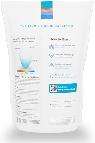 PrettyLitter Health Monitoring Cat Litter, Unscented, 6 lb. Bag - Image 2