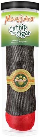 Meowijuana Catnip Cigar Cat Toy | Catnip & Valerian Root Plush Toy by Meowijuana