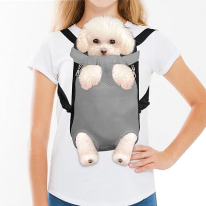 FEimaX Dog Carrier Backpack Pet Legs Out Front Cat Travel Bag, Adjustable Puppy Backpacks Carriers Hands-Free for Small Medium Dogs Cats Hiking Traveling Camping Daily Walking by FEimaX