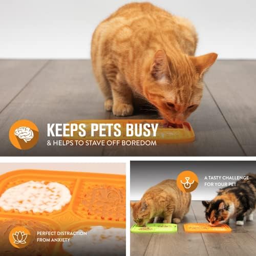 Hyper Pet IQ Treat Lick Mat for Dogs & Cats, Slow Feeder Enrichment Toys - Image 2