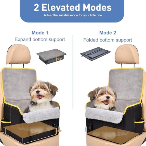 Jespet Briefcase Shape Dog Car Seat, Portable Car Travel Bed - Image 4