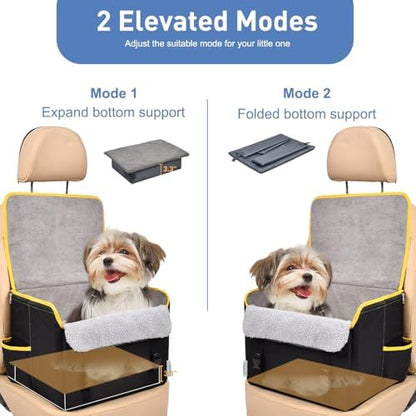 Jespet Briefcase Shape Dog Car Seat, Portable Car Travel Bed - Image 4