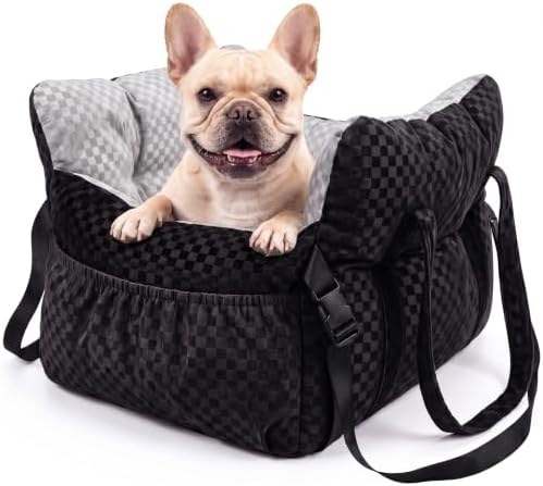 Den&Den Portable Dog Car Bed Seat for Small Dogs & Cats Under 25 lbs by DenDenPetProducts
