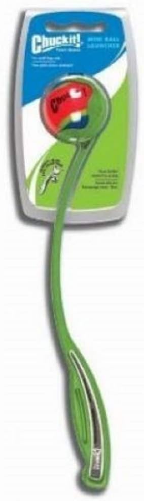 Chuckit! Sport 14S Dog Ball Launcher - Includes a 2-inch Diameter Small Ball for Dogs 0-20 Pounds - Manual Tennis Ball Thrower with a Slim Ergonomic Handle - 14-inch Length Chucker