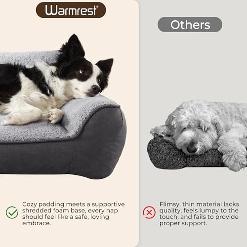 Extra Thick Orthopedic Bolster Dog Bed Medium Size Dogs - Image 3