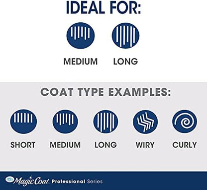 Four Paws Magic Coat Professional Series Cat Slicker Brush for Medium or Long Coats - Gently Removes Excess Hair, Stimulates Natural Oils, Ideal for Cats and Kittens, Lightweight Wood Handle - Image 5