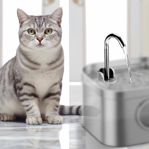 Cat Water Fountain Replacement Accessories Set with Cleaning Brush - Image 7