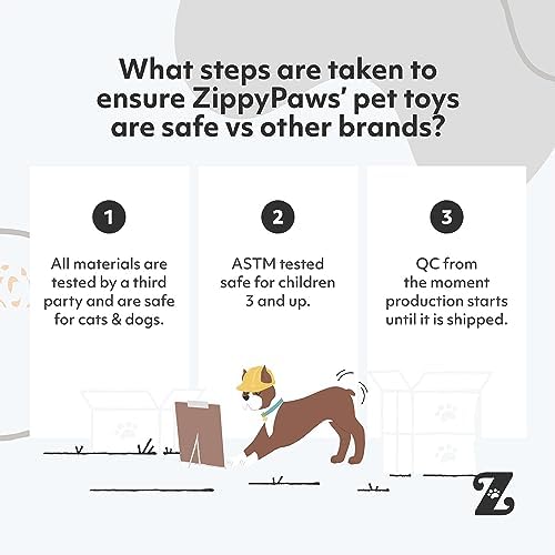 ZippyPaws Happy Hour Crusherz, Crunchy Dog Toy with Water Bottle, No Stuffing, Valentine's, 3 Pack - Image 5