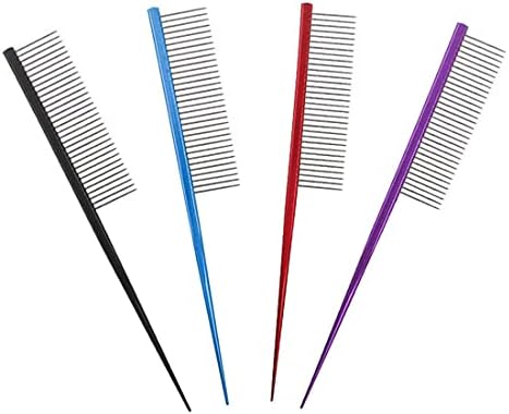 Pet Grooming Comb for Cat and Dog Hairstyling - Rat Tail Trimmer, Float Hair Removal Dematting Tool with Rounded Ends for Home Grooming - Image 5