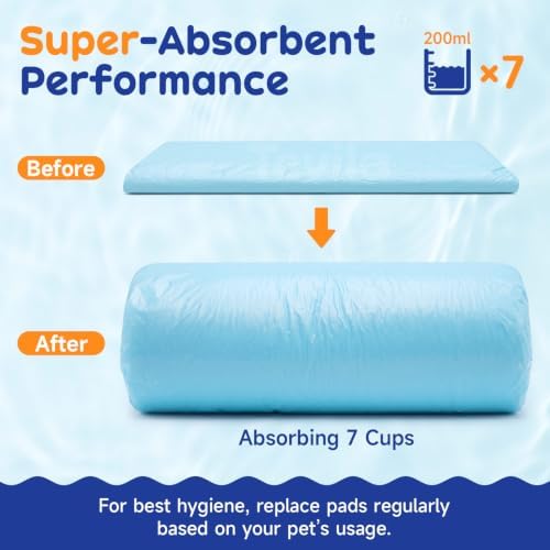 Extra Large Dog Pee Pads 100 Pack, Puppy Pads, Extra Absorbent, 34x28 in - Image 5