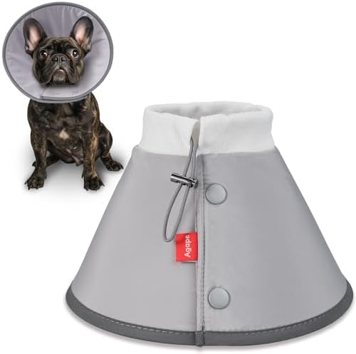 Agape Soft Dog Cone for Small Dogs & Cats, Recovery Collar to Stop Licking by Agape