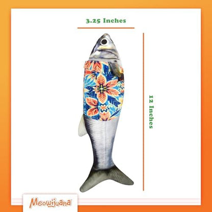 Meowijuana Big Fishy Tourist Kicker Cat Toy | Refillable Catnip Kicker - Image 3