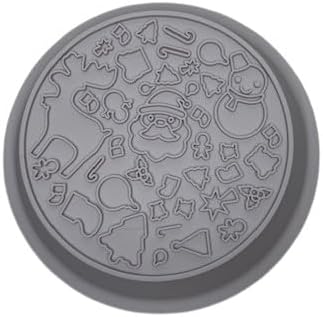 Snowman/Christmas 2-in-1 Silicone Slow Feeder & Licking Mat - BPA Free, Dishwasher Safe, 500ml Capacity, Perfect for Dogs & Cats (Pastel Lavender)