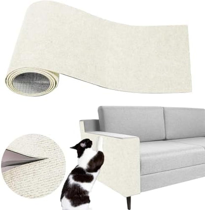 SREBAY Cat Scratch Couch Furniture Protector, Self-Adhesive Scratch Pad by SREBAY
