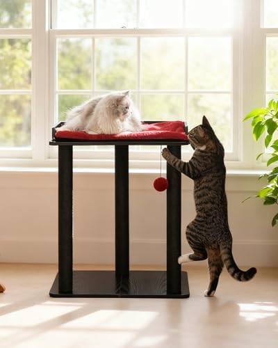 FourFurPets Modern Cat Tree for Large Cats, Full Sisal Cat Scratching Post - Image 2