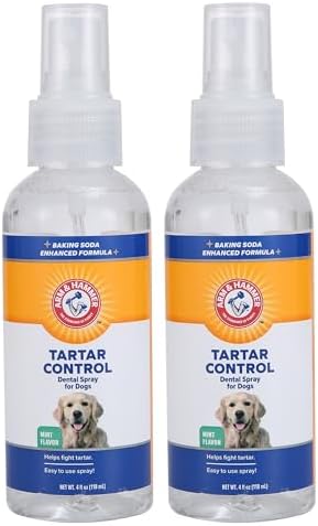 Arm & Hammer Tartar Control Dental Spray for Dogs, Mint, 4 Fl Oz, 2-Pack by ArmHammer