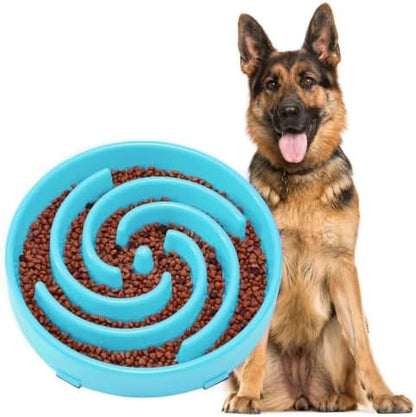 JASGOOD Slow Feeder Dogs Bowl for Large Medium Dogs,Anti-Gulping Pet Slower Food Feeding Bowls Stop Bloat,Preventing Choking by JASGOOD