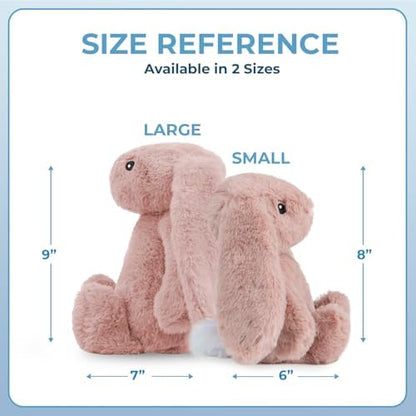 Best Pet Supplies Bunny Buddy Squeaky Plush Dog Toy - Mauve, Medium - Image 5
