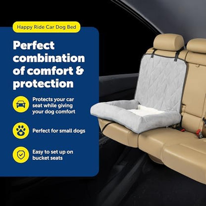 PetSafe Happy Ride Car Dog Bed, Gray - Image 3
