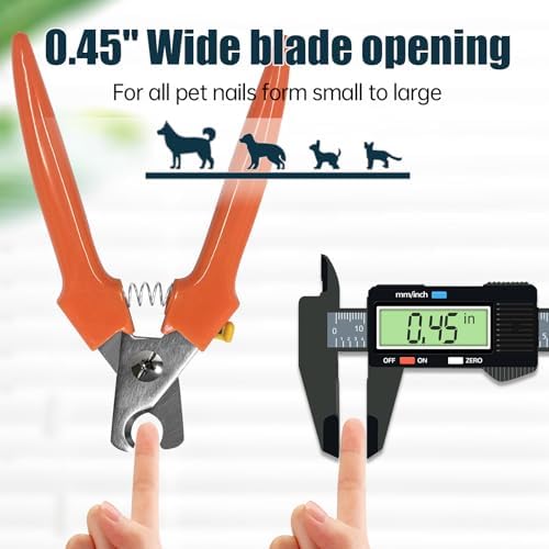 Dog Nail Trimmers #767C, Large and Small Breed Pet Nail Clippers - Image 4