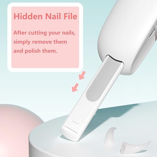 Pets Nail Clippers and Trimmers for Indoor Cats & Small Animals, Safety Lock and Nail File, Nail Trimmer & Claw Scissors for Home Grooming - Professional Grooming Tool for Pets (Pink) - Image 6