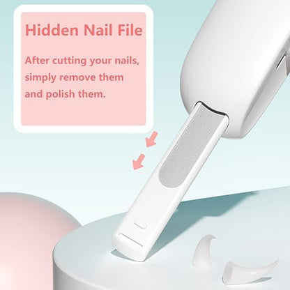 Pets Nail Clippers and Trimmers for Indoor Cats & Small Animals, Safety Lock and Nail File, Nail Trimmer & Claw Scissors for Home Grooming - Professional Grooming Tool for Pets (Pink) - Image 6