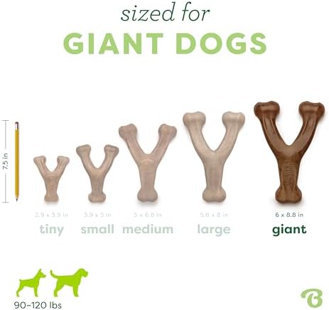 Benebone Wishbone Dog Chew Toy for Aggressive Chewers, Real Bacon, Giant - Image 4