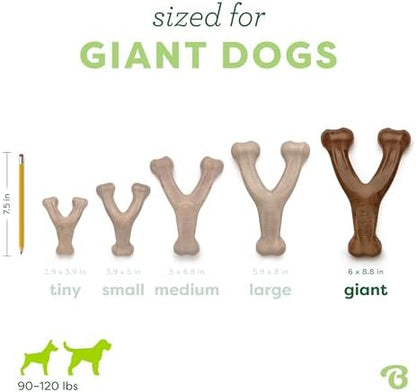 Benebone Wishbone Dog Chew Toy for Aggressive Chewers, Real Bacon, Giant - Image 4