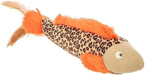 Petlinks HappyNip Fun Fins Kicker Cat Toy, Contains Silvervine & Catnip - Tan, One Size by Petlinks%C2%AE
