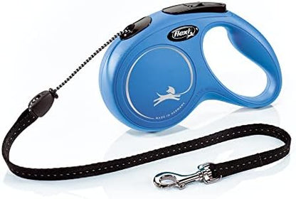 FLEXI® Classic Cord Retractable Dog Leash, Medium, 16 ft - Blue by Flexi