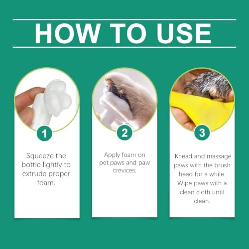 Dog Paw Cleaner Foam for Dogs & Cats, Botanical Paw Wash - Image 2